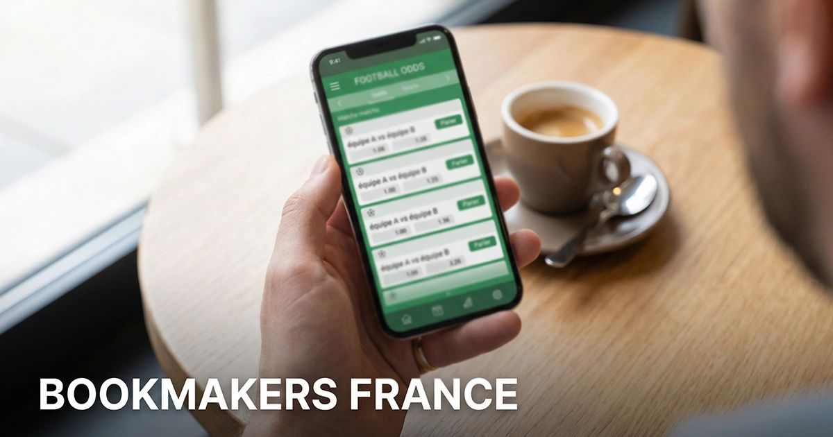 Comparatif bookmakers France ANJ — smartphone avec application de paris sportifs