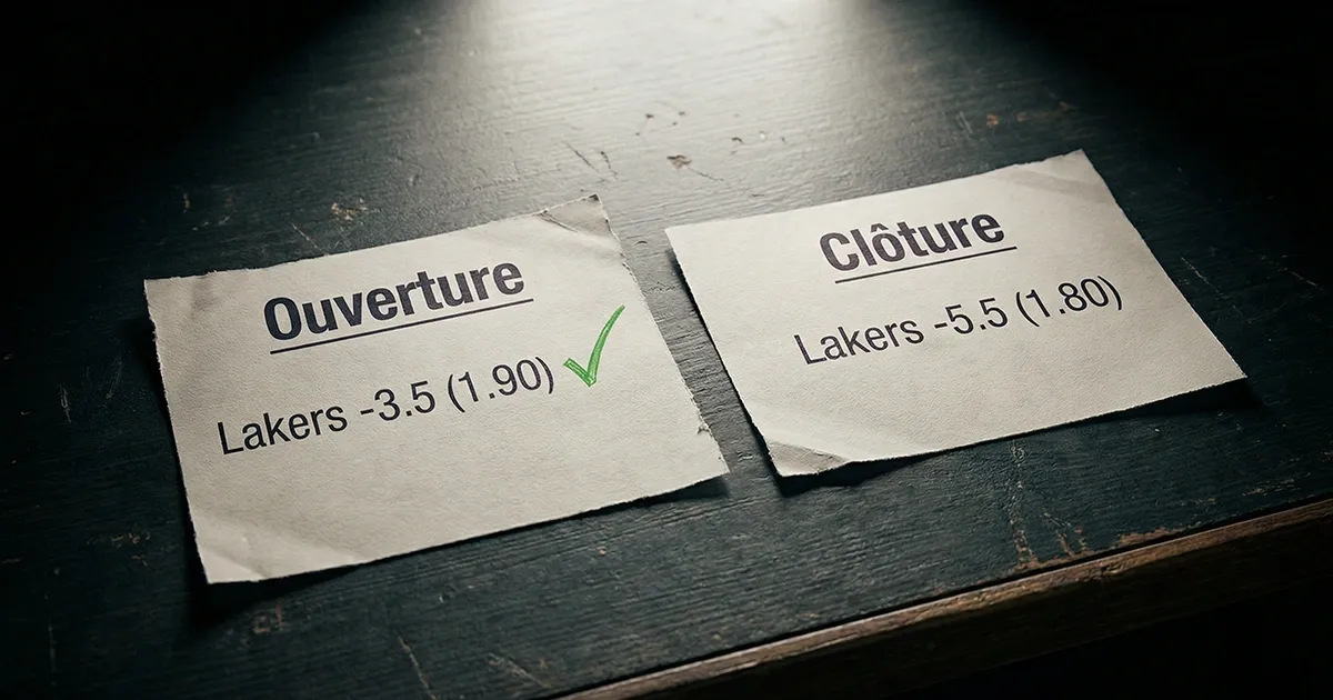 Closing line value: mesurer la qualité de vos paris sportifs comme un professionnel